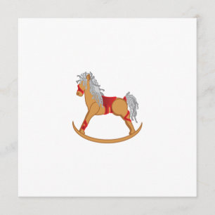 Seasons Greetings: Rocking Horse Invitations