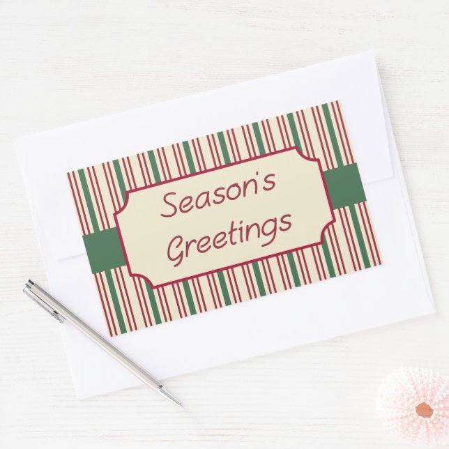 Season's Greetings Stickers (Envelope)