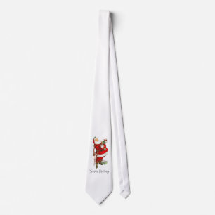 Seasons Greetings, Vintage Santa Claus Tie
