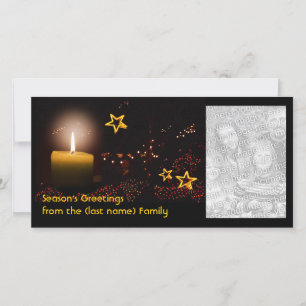 Season's Greetings with your photo Holiday Card