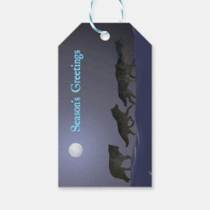 Season's Greetings - Wolf Pack Gift Tags