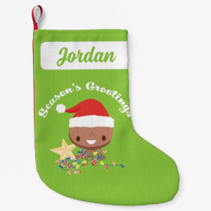 Season's Grootings Holiday Lights Groot Small Christmas Stocking