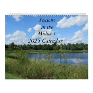Seasons in the Midwest 2025 Calendar