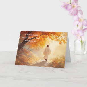 Seasons of Change Condolences Card