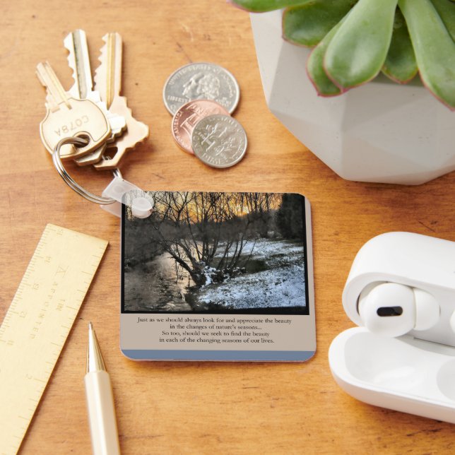Seasons of our Lives Inspirational Keychain (Desk)