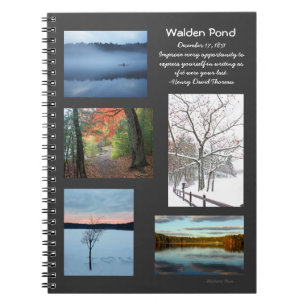 Seasons of Walden Pond Notebook