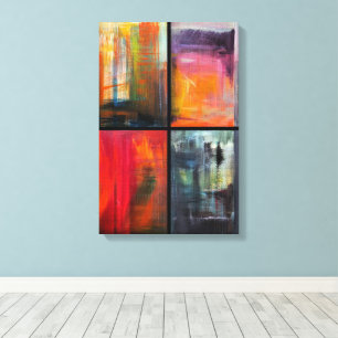 Seasons Painting by Alfred Fox Canvas Print