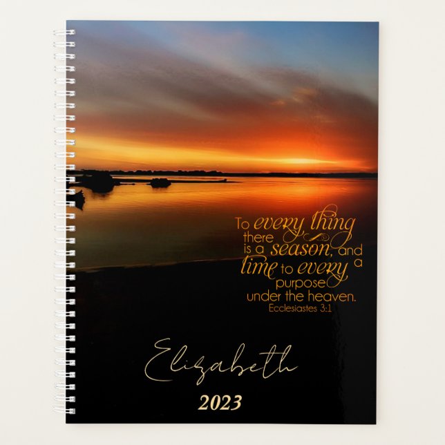 Seasons personalized , custom year planner (Front)