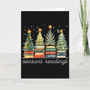 Seasons Readings All Booked For Christmas Book Rea Card