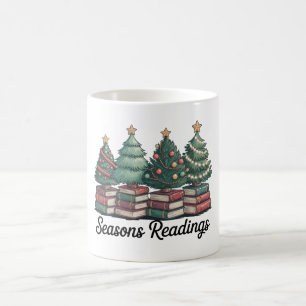 Seasons Readings Christmas Books Club Vintage Coffee Mug
