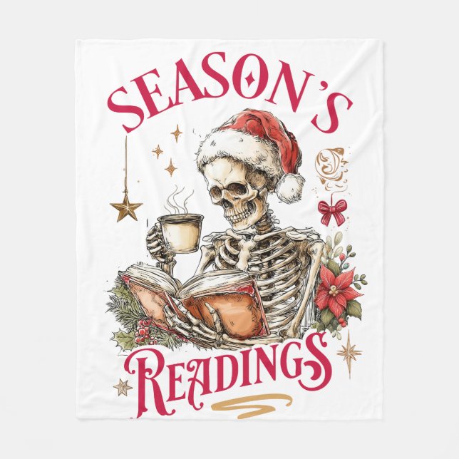 Season's Readings  Fleece Blanket (Front)
