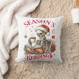 Season's Readings Throw Pillow