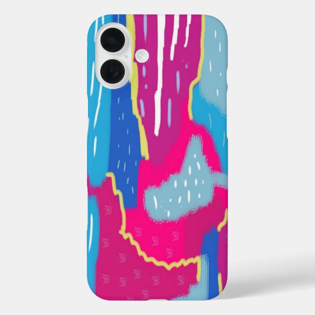 Seasons Scapes Abstract Case-Mate iPhone Case (Back)