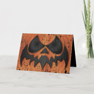 Seasons Screamings Halloween Pumpkin Card