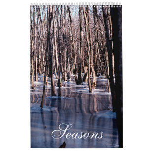 Seasons Single Page Calendar