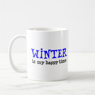 seasons winter happy time coffee mug