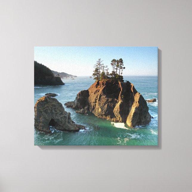 Seastack, Samuel Boardman State Park, Brookings, Canvas Print (Front)