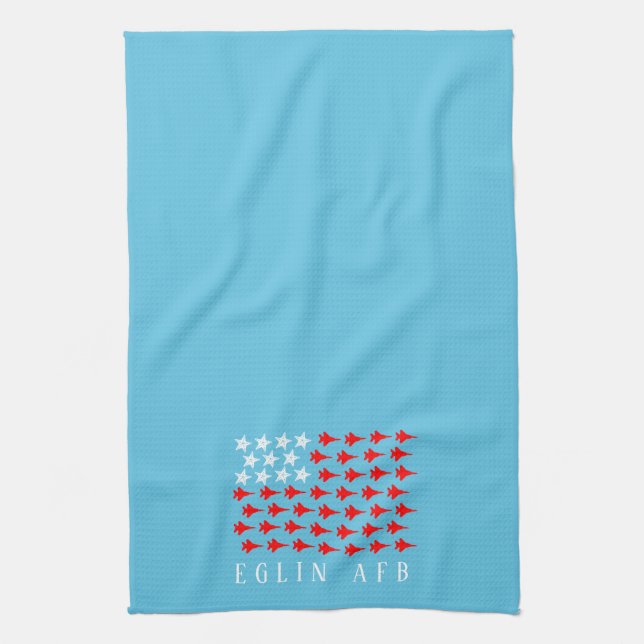 Seastars et grève Eagles - serviette d'Eglin AFB (Vertical)