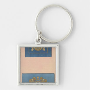 Seat backs by Grand-Freres of Lyons, 1811 Keychain