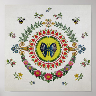Seat cover by Bissardon, Cousin and Bony, 1811 Poster