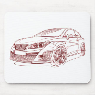 Seat Ibiza Bocanegra 2010 Mouse Pad