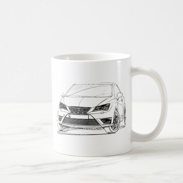 Seat Ibiza Cupra 2013 Coffee Mug (Right)