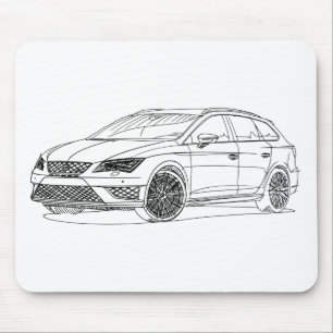 Seat LeonST Cupra 2015 Mouse Pad