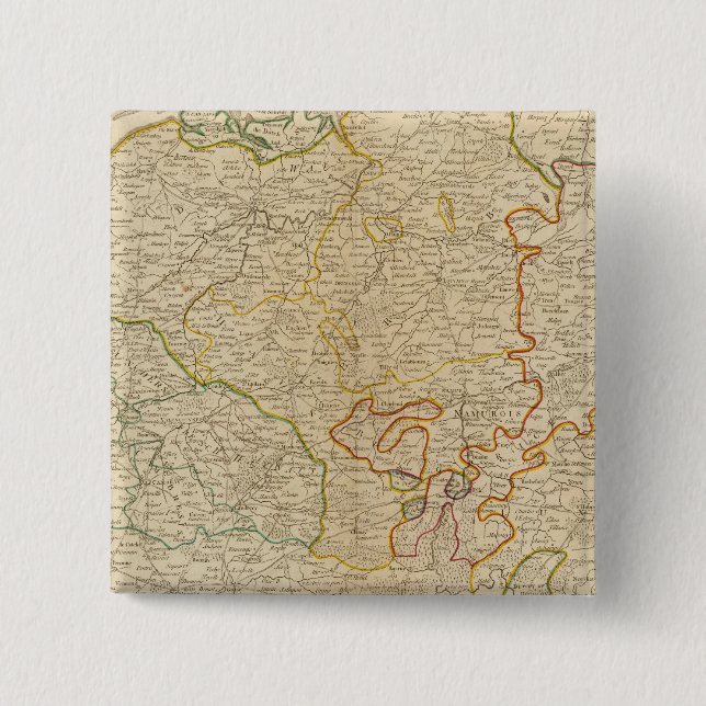 Seat of war Netherlands 2 Inch Square Button (Front)