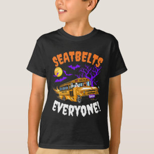 Seatbelts Everyone Magic School Bus Driver Funny H T-Shirt