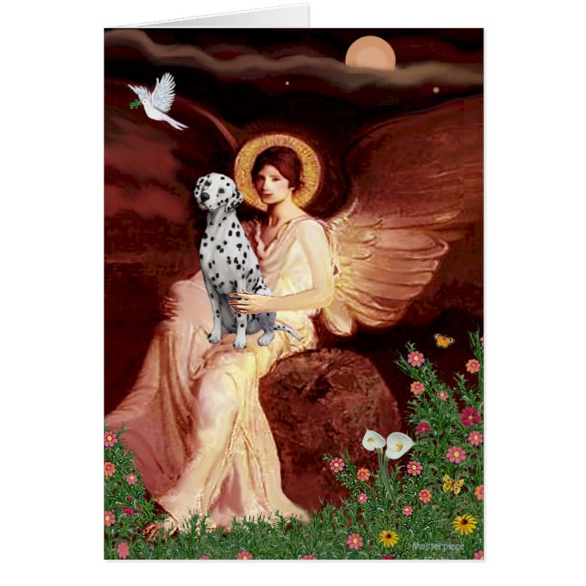 Seated Angel - Dalmatian (Front)