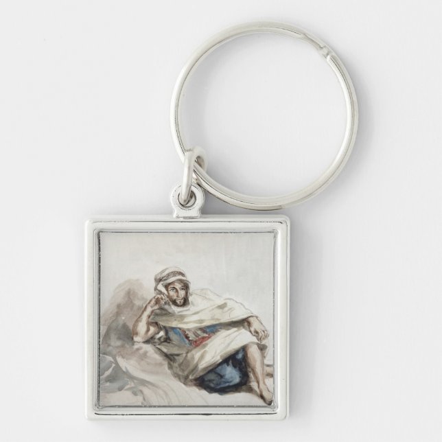 Seated Arab Keychain (Front)