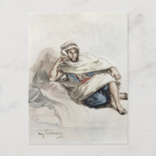 Seated Arab Postcard