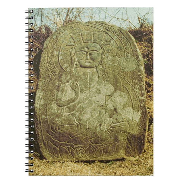 Seated Bodhisattva, Korean, c.985 AD (granite) Notebook (Front)