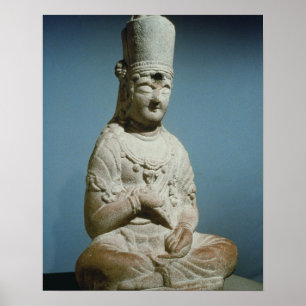Seated Bodhisattva of Hansong-sa, Korea, 10th cent Poster