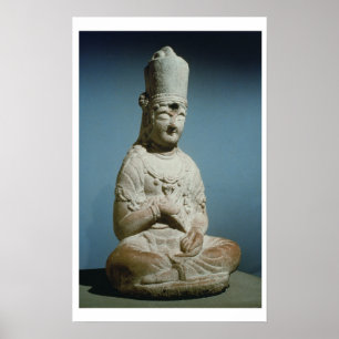 Seated Bodhisattva of Hansong-sa, Korea, 10th cent Poster