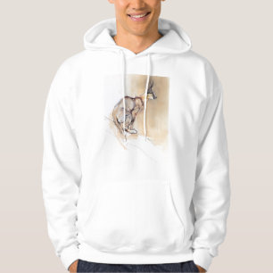 Seated Caracal 2009 Hoodie