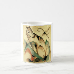 Seated Mythical Animal (by Franz Marc) Coffee Mug