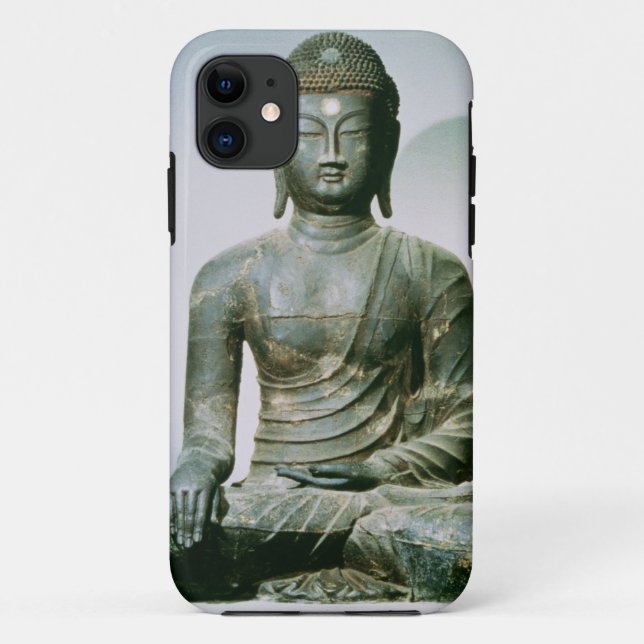 Seated Sakyamuni Buddha from Ch'ungung-ni (iron) Case-Mate iPhone Case (Back)