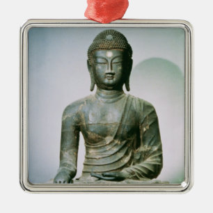 Seated Sakyamuni Buddha from Ch'ungung-ni (iron) Metal Ornament