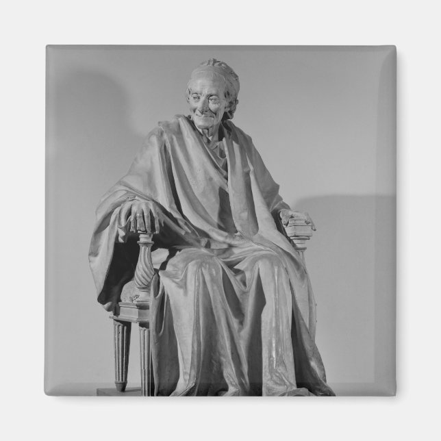 Seated sculpture of Voltaire Magnet (Front)