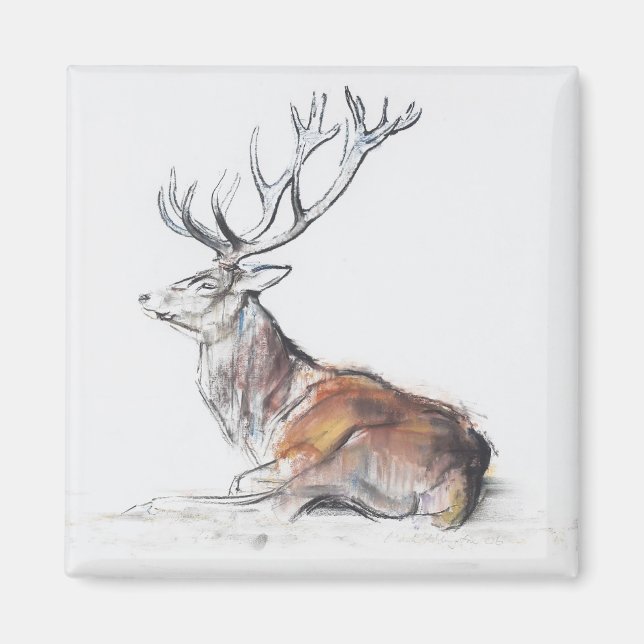 Seated Stag 2006 Magnet (Front)