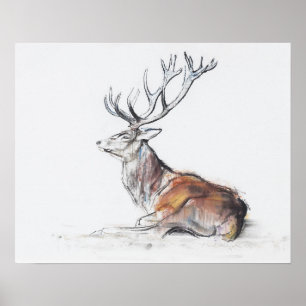 Seated Stag 2006 Poster