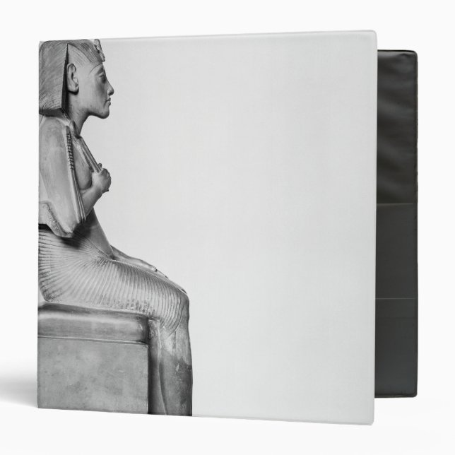 Seated statue of Amenophis IV Binder (Front/Inside)