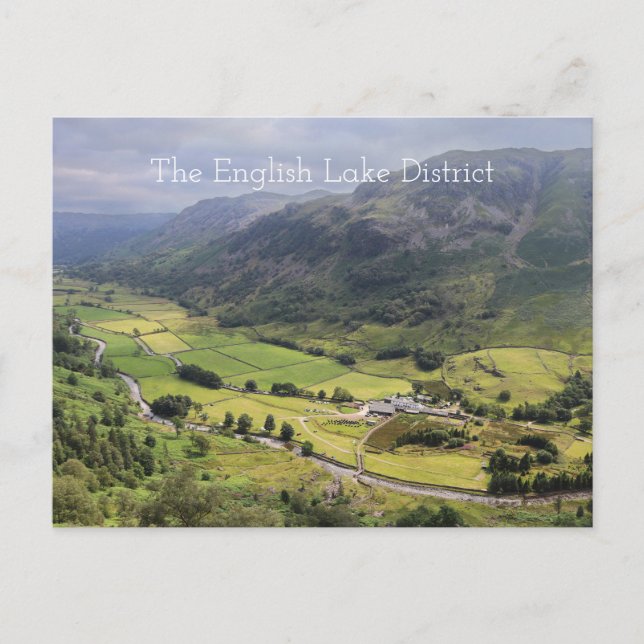 Seathwaithe Valley, the English Lake District Postcard (Front)