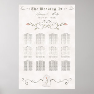 SEATING CHART 81-120   Elegant Beauty Wedding