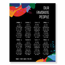 Seating Chart | Night at the Museum