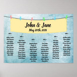 Seating Chart Poster - Banner Design
