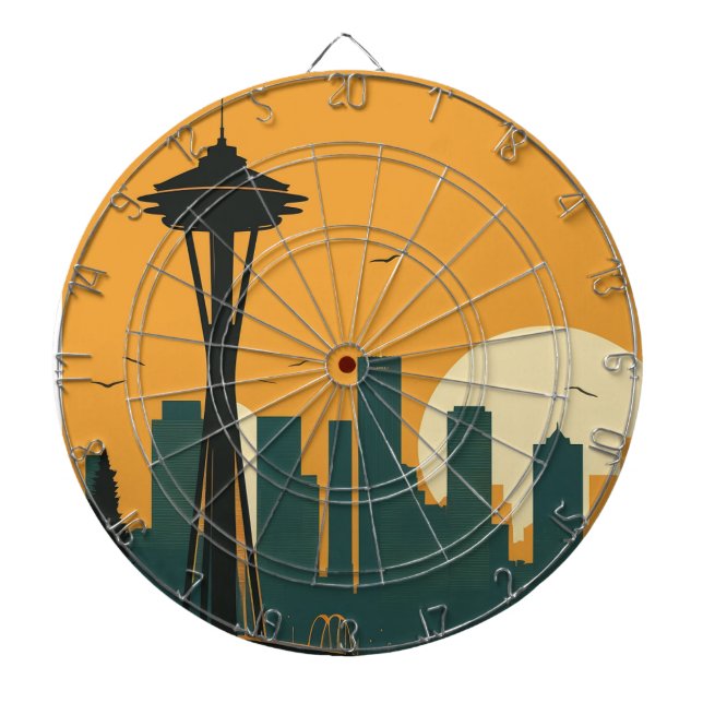 SEATTLE #1 DARTBOARD (Front)