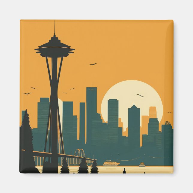 SEATTLE #1 MAGNET (Front)