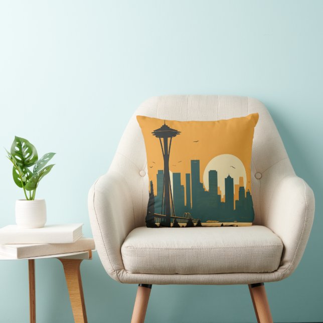 SEATTLE #1 THROW PILLOW (Chair)